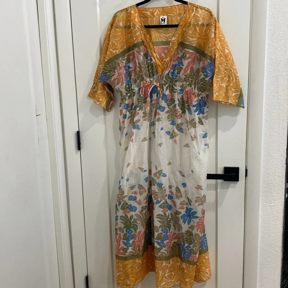 Missoni Stampa Foliage Leaves Print Kaftan |Size 44 , US Size 12/14 - Picture 3 of 17